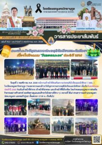 ข่าวประชาสัมพันธ์โรงเรียนเรณูนครวิทยานุกูลฉบับที่ 152/2568